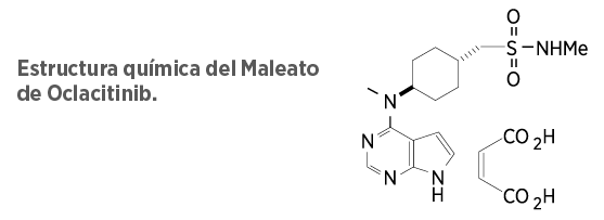 Estructura química del Maleato de Oclacitinib